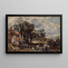 Skitse til Høstkvad - John Constable — indrammet kunstværk på væggen