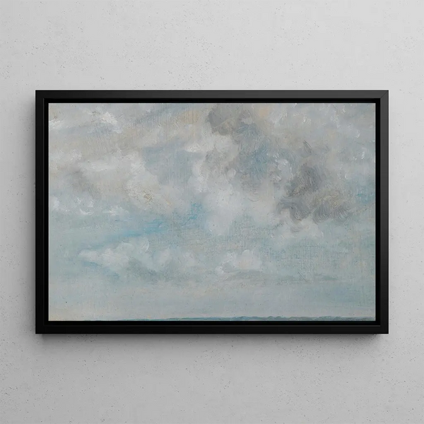 Studie af skyer - John Constable — indrammet kunstværk på væggen