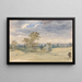 Landskab af Suffolk - John Constable — indrammet kunstværk på væggen