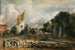 La célébration à East Bergholt de la paix de 1814 conclue à Paris entre la France et les puissances alliées - John Constable — visning af kunstværket
