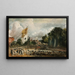 La célébration à East Bergholt de la paix de 1814 conclue à Paris entre la France et les puissances alliées - John Constable — indrammet kunstværk på væggen