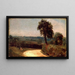 "Le chemin d'East Bergholt à Flatford" - John Constable — indrammet kunstværk på væggen