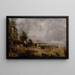L'åbningen af Waterloo-broen - John Constable — indrammet kunstværk på væggen