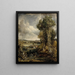 La vallée de Dedham - John Constable — indrammet kunstværk på væggen