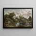 Den hvide hest - John Constable — indrammet kunstværk på væggen