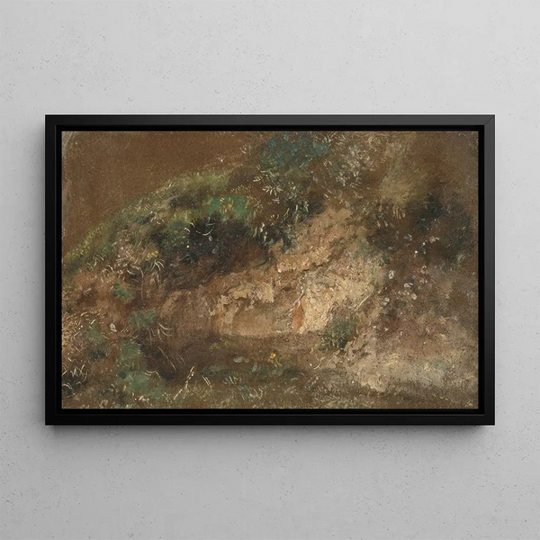 Skovbund - John Constable — indrammet kunstværk på væggen