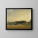 Vue vers le presbytère d'East Bergholt - John Constable — indrammet kunstværk på væggen