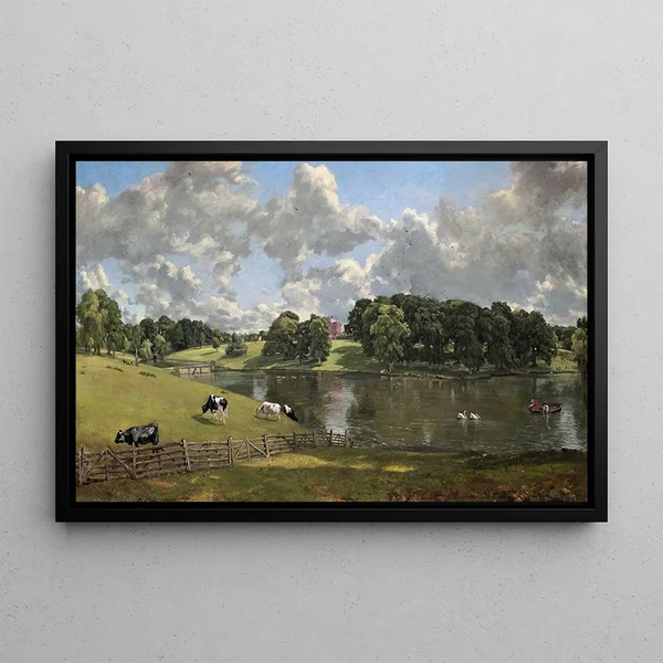 Wivenhoe Park, Essex - John Constable — indrammet kunstværk på væggen