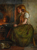 Pensées au coin du feu - John Dawson Watson — visning af kunstværket