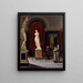 Indendørs af Louvre - John Forssell — indrammet kunstværk på væggen