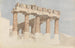 Le Côté est og sydsiden af Parthenon - John Foster — visning af kunstværket
