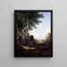 Vue lointaine de la montagne Mansfield, Vermont - John Frederick Kensett — indrammet kunstværk på væggen