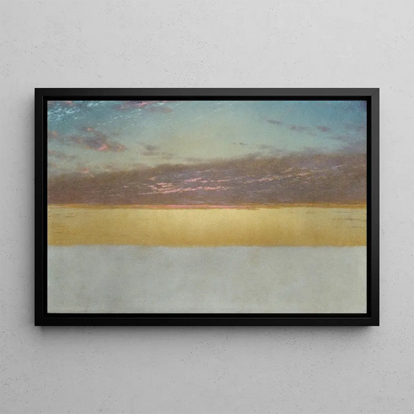 Himmel ved solnedgang - John Frederick Kensett — indrammet kunstværk på væggen