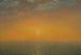 Solnedgang over havet - John Frederick Kensett — visning af kunstværket