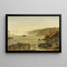 Vue des chutes du Niagara - John Frederick Kensett — indrammet kunstværk på væggen