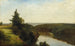 Vue sur la Genesee près de Mount Morris - John Frederick Kensett — visning af kunstværket