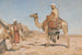 En beduinsk lejr eller Arabiske beduiner - John Frederick Lewis — visning af kunstværket