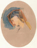 Tête de jeune femme - John Frederick Lewis — visning af kunstværket