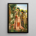 Lilium auratum - John Frederick Lewis — indrammet kunstværk på væggen