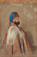 Portrait af general Jochmus Pacha omkring 1841 - John Frederick Lewis — visning af kunstværket