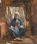 Esquisse for Au Caire, Bezestein El Khan Khalil - John Frederick Lewis — visning af kunstværket