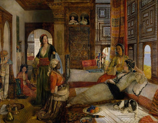 Le Harem - John Frederick Lewis — visning af kunstværket