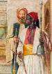 Le portør af pibe - John Frederick Lewis — visning af kunstværket