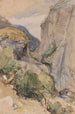 La Via Mala - John Frederick Lewis — visning af kunstværket