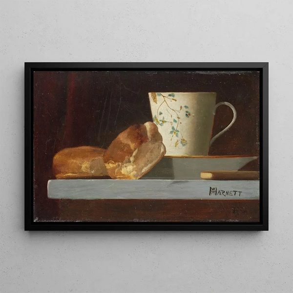 Petit déjeuner - John Frederick Peto — indrammet kunstværk på væggen