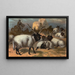 Moutons valaches - John George Wood — indrammet kunstværk på væggen