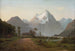 To fanfarer, der får en kedel med te til at koge ved Milford Sound - John Gibb — visning af kunstværket