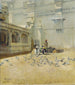 La cour intérieure du palais d'Amber à Jaipur, en Indien - John Gleich — visning af kunstværket