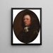 Portrait af Francis Fulford - John Greenhill — indrammet kunstværk på væggen