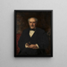 Hinman B. Hurlbut - John Harrison Witt — indrammet kunstværk på væggen