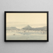Une Ville sur le Lac Léman - John Henderson — indrammet kunstværk på væggen