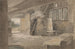 Studie af et bondehusindretning - John Henry Mole — visning af kunstværket