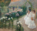 På terrassen - John Henry Twachtman — visning af kunstværket