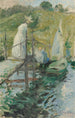 Sommer Eftermiddag - John Henry Twachtman — visning af kunstværket
