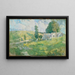 Sommer-maleri - John Henry Twachtman — indrammet kunstværk på væggen