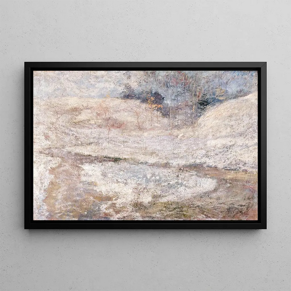 Le Ruisseau, Greenwich, Connecticut - John Henry Twachtman — indrammet kunstværk på væggen