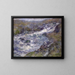 Le Torrent - John Henry Twachtman — indrammet kunstværk på væggen