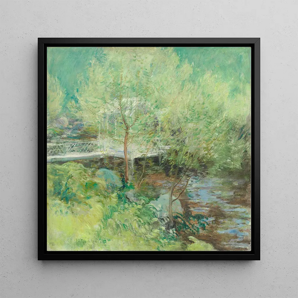 John Henry Twachtman - The White Bridge.webp