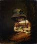 Pige med en kanin - John Hoppner — visning af kunstværket