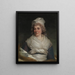 Mme Richard Bache Sarah Franklin 1743-1808 - John Hoppner — indrammet kunstværk på væggen