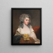 Susannah Edith Lady Rowley - John Hoppner — indrammet kunstværk på væggen