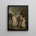 Les børn af Sackville - John Hoppner — indrammet kunstværk på væggen