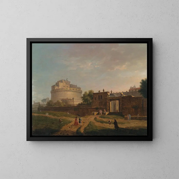 Château Saint-Ange, Rom - John Inigo Richards — indrammet kunstværk på væggen