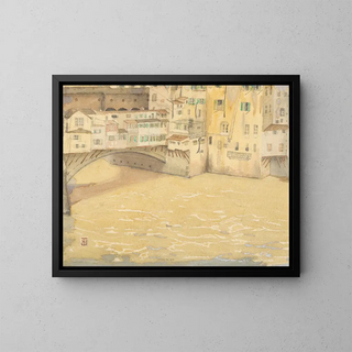 John Ireland Howe Downes - The Ponte Vecchio.webp