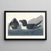 Petit Pingouin - John James Audubon — indrammet kunstværk på væggen