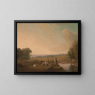 John James Chalon - A View of Theobalds Park Hertfordshire.webp